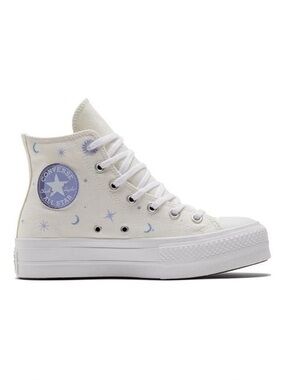 NEW Women's CONVERSE Platform Lift Moon Stars Energy Crystal Celestial Sneaker 8